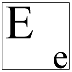 E